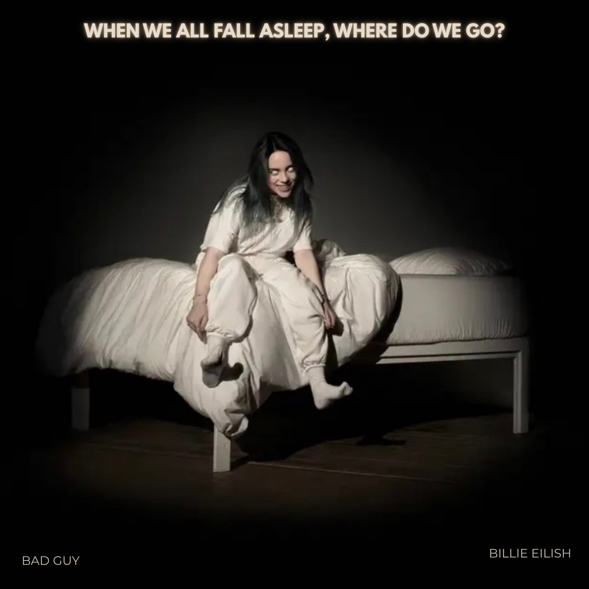 10X10INCH-BILLIE EILISH-BAD GUY