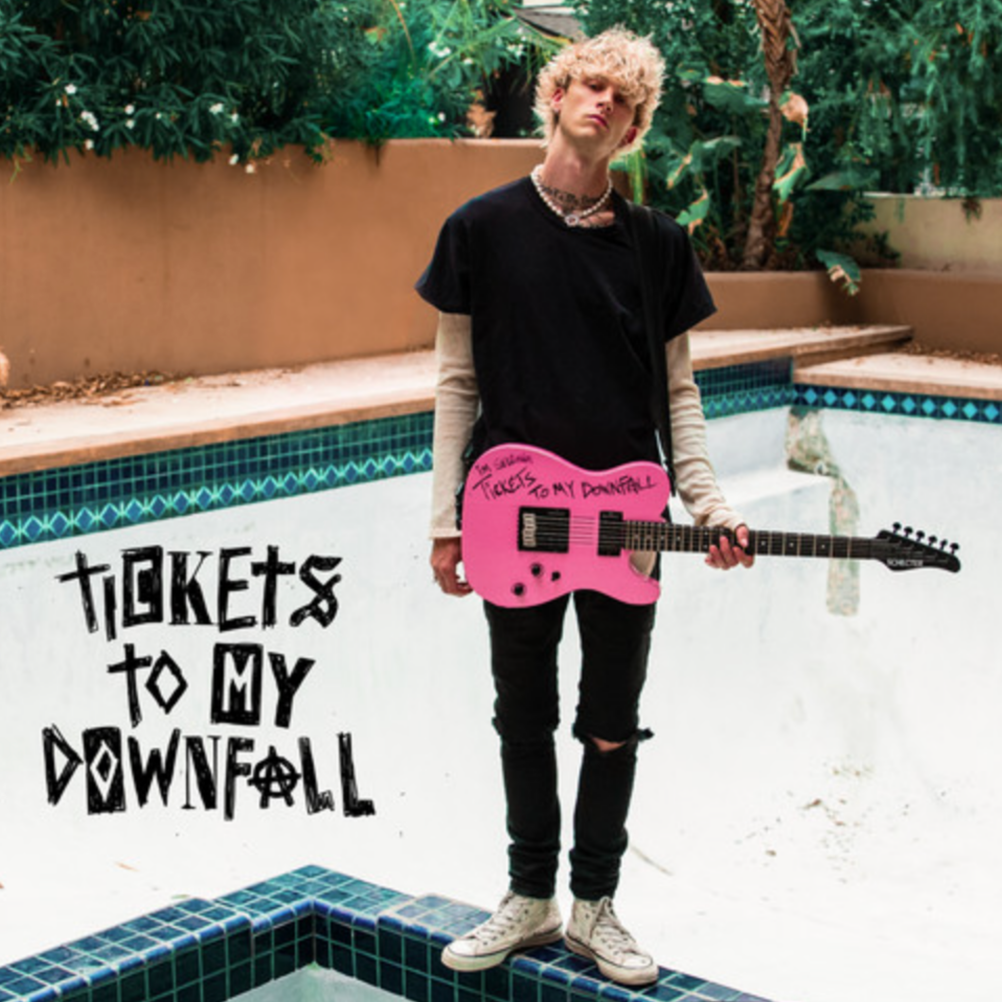 10x10inch POSTER-TICKETS TO MY DOWNFALL-MGK
