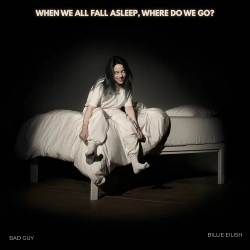 10X10INCH-BILLIE EILISH-BAD GUY