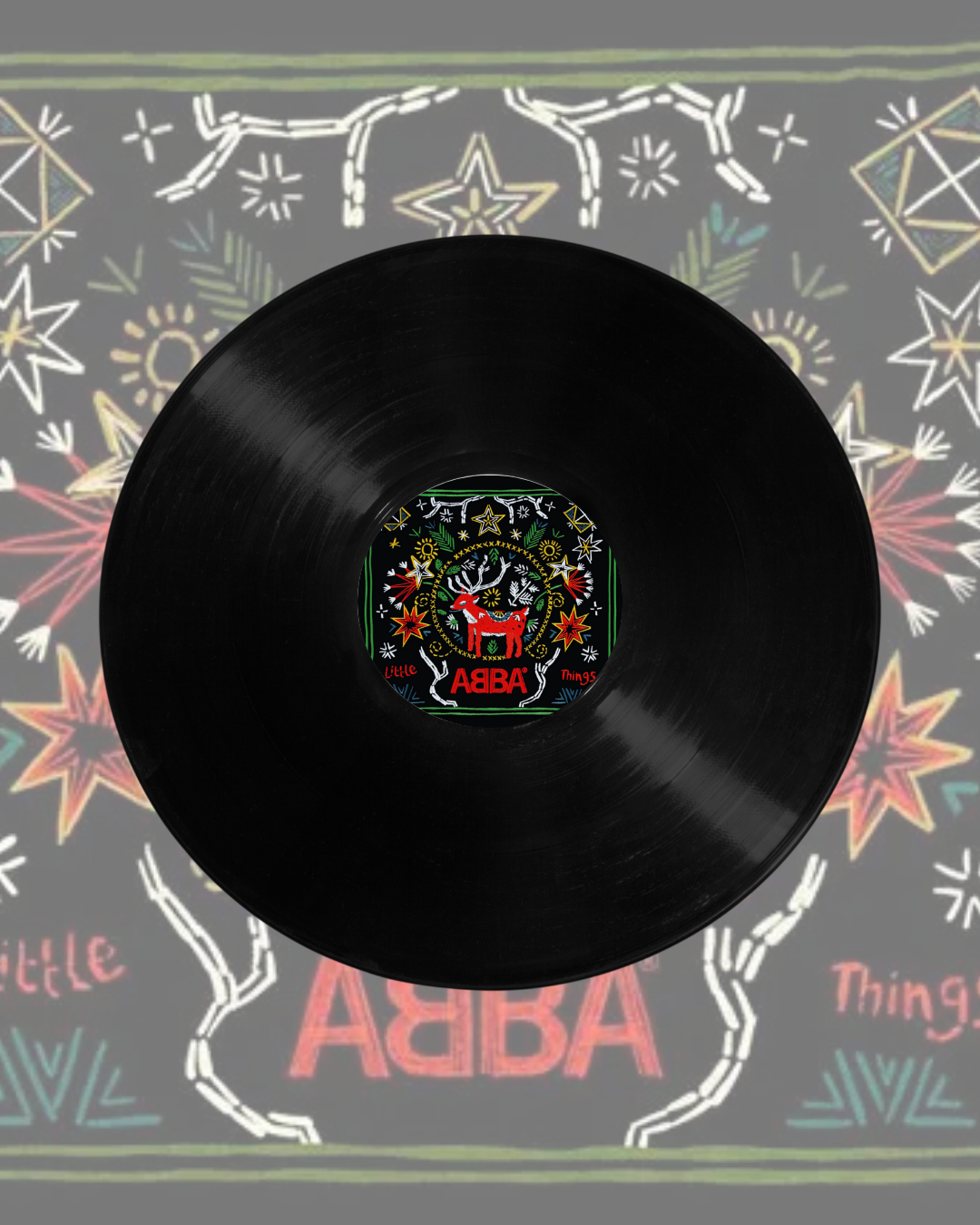 VINYL RECORDS - ABBA LITTLE THINGS