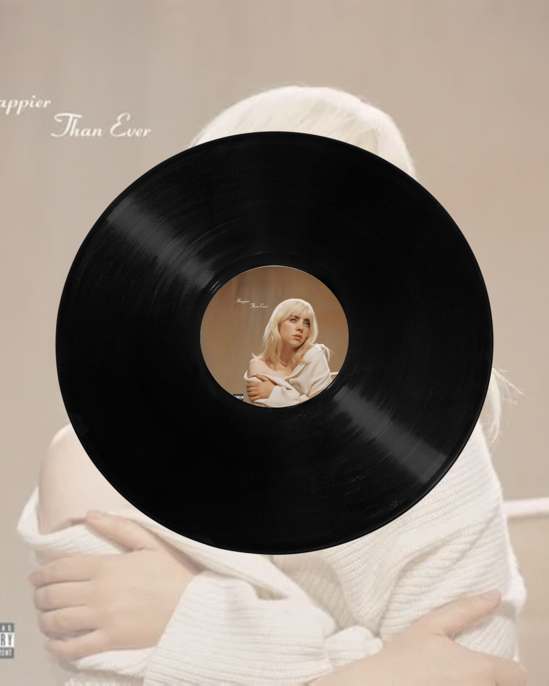 VINYL RECORDS -BILLIE EILLISH - HAPPIER THAN EVER