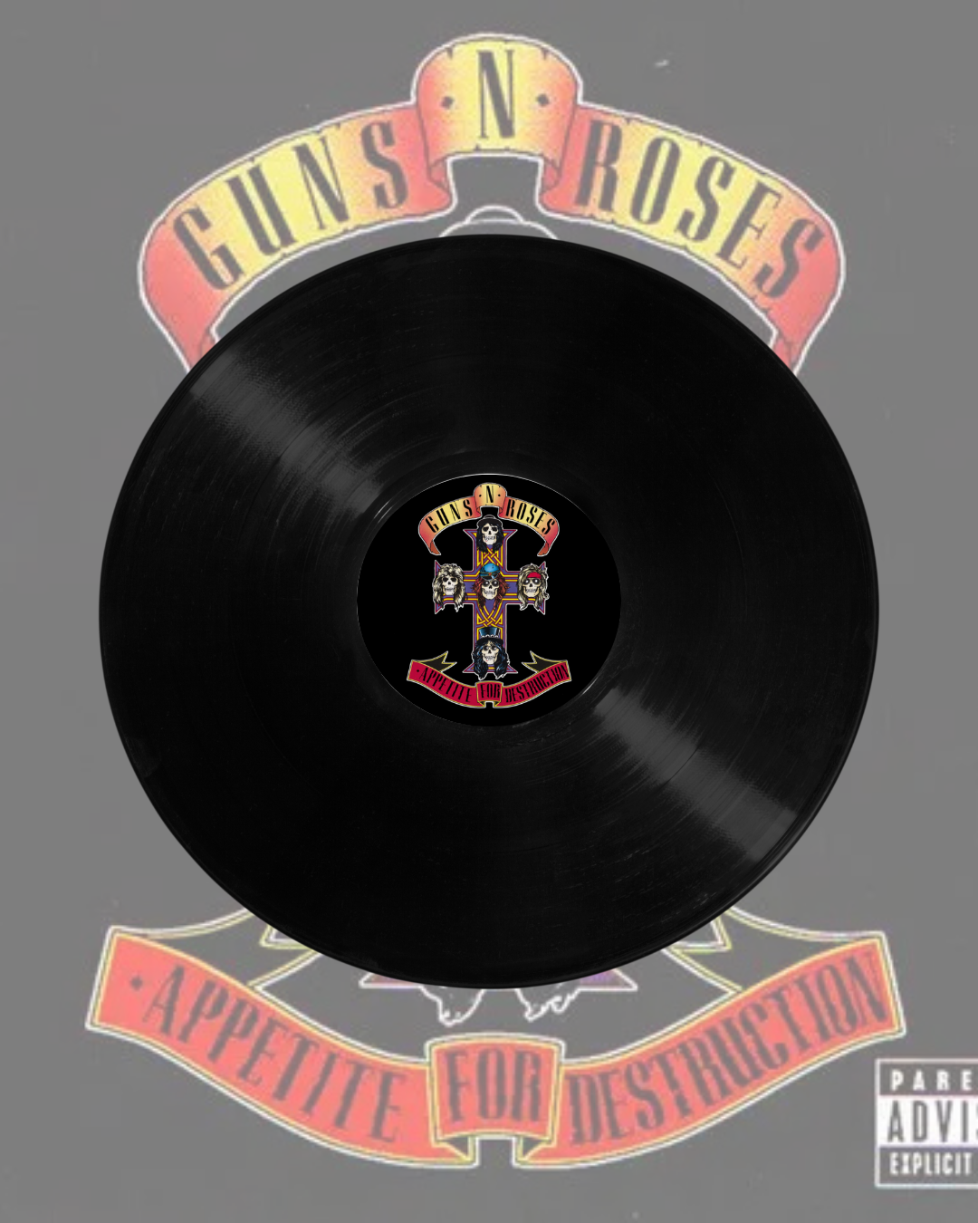 VINYL RECORDS -GUNS N' ROSES - APPETITE FOR DESTRUCTION