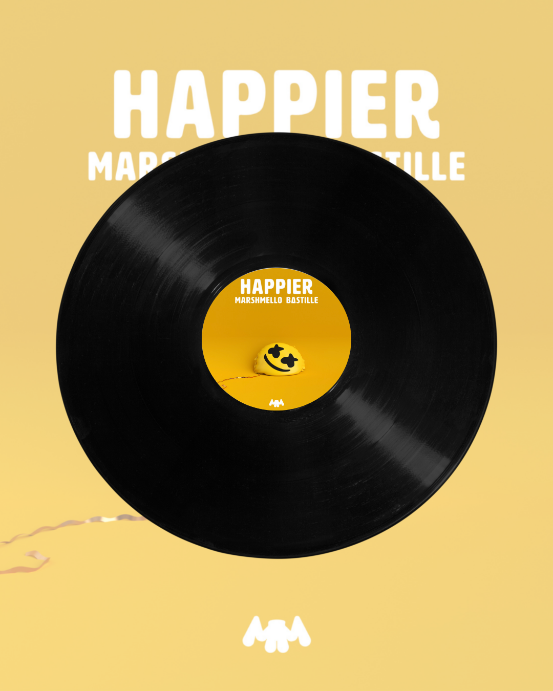VINYL RECORDS -MARSHMELLOW - HAPPIER