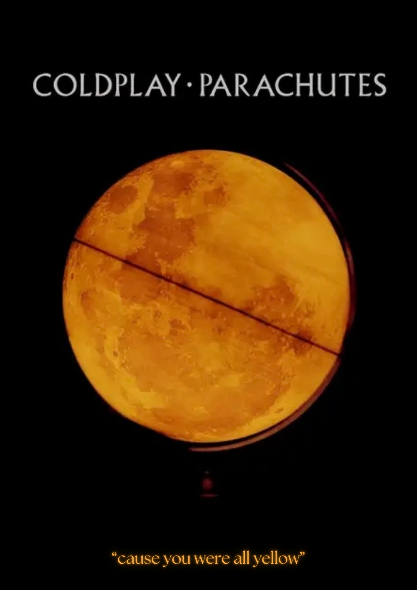 COLDPLAY-PARACHUTES-YELLOW (A3)