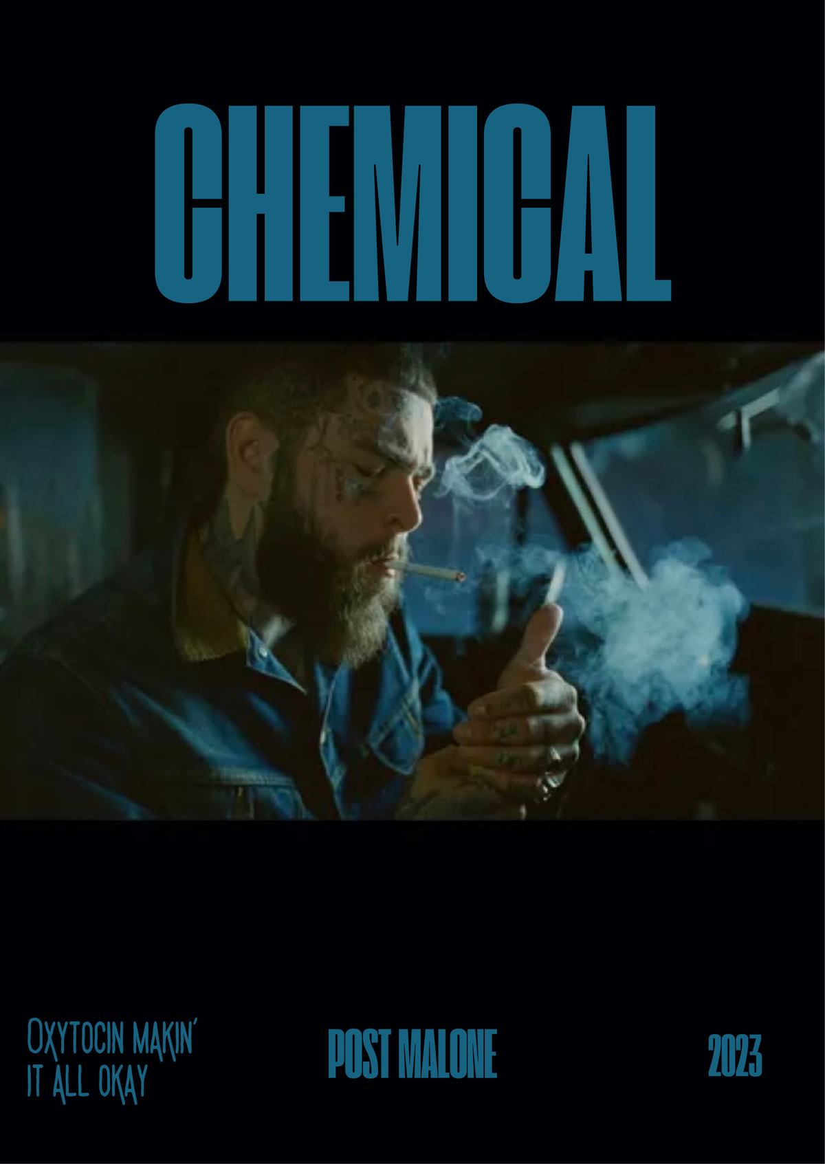 POST MALONE- CHEMICAL (A3)