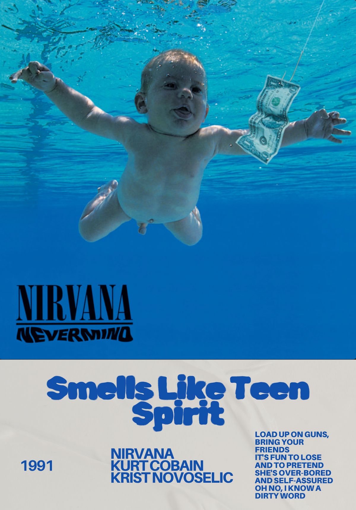 NIRVANA-NEVERMIND- SMELLS  LIKE TEEN SPIRIT (A5)