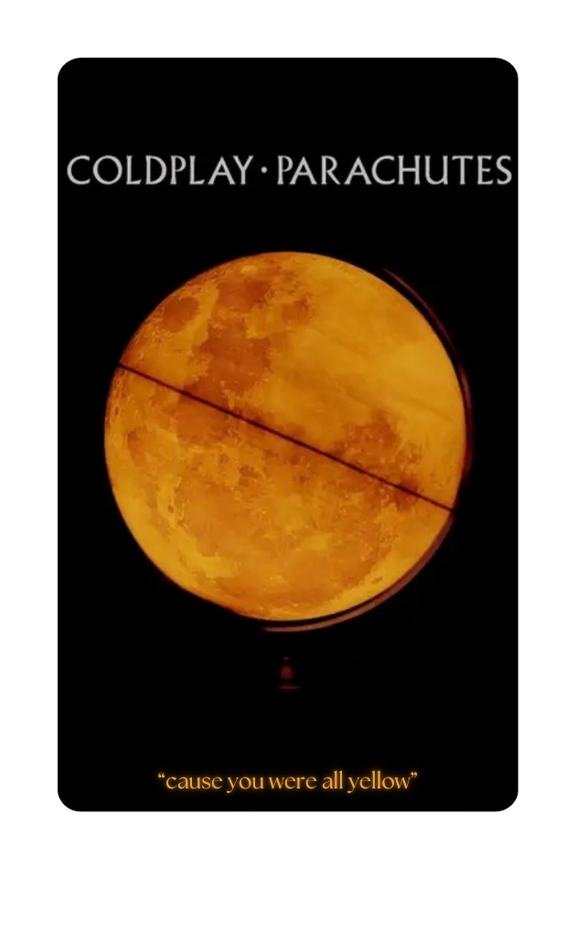 POLAROID-COLDPLAY-PARACHUTES-YELLOW